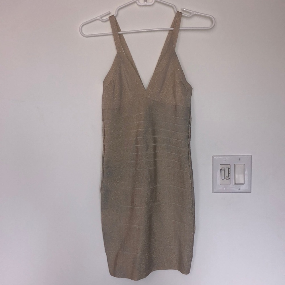 Discounted Bebe dress due to blue stains